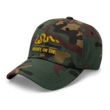 Resist, or DIE. dad hat