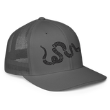 Snake flex-fit trucker