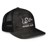 Resist, or DIE. flex-fit trucker