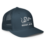 Resist, or DIE. flex-fit trucker