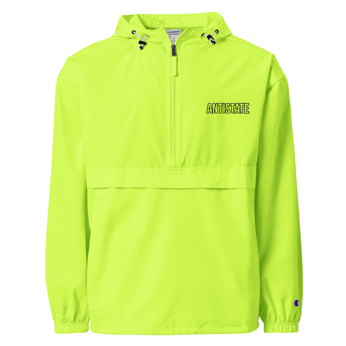 Champion windbreaker green on sale