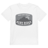 Ruby Ridge (subdued) youth organic t-shirt