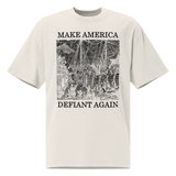 Make America Defiant Again oversized faded t-shirt