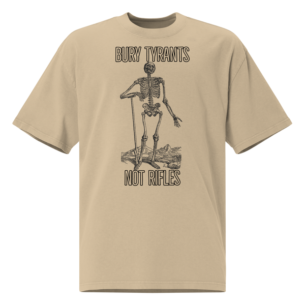 Bury Tyrants oversized faded t-shirt