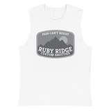 Ruby Ridge (subdued) muscle shirt