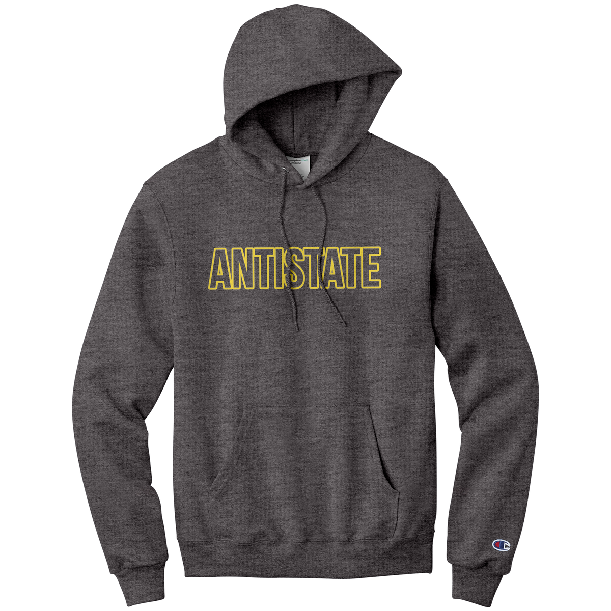 White gold champion hoodie top