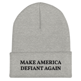 Make America Defiant Again cuffed beanie