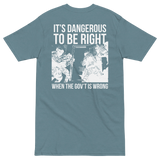 Dangerous to be Right v2 premium t-shirt