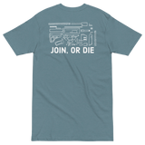 Join, or Die. v2 premium t-shirt