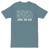 Join, or Die. v1 premium t-shirt