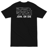 Join, or Die. v2 premium t-shirt