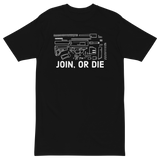 Join, or Die. v1 premium t-shirt