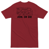 Join, or Die. v2 premium t-shirt