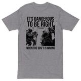 Dangerous to be Right v1 premium t-shirt