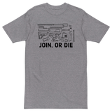Join, or Die. v1 premium t-shirt