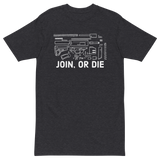 Join, or Die. v1 premium t-shirt