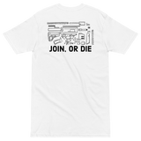 Join, or Die. v2 premium t-shirt