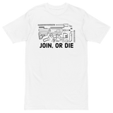 Join, or Die. v1 premium t-shirt