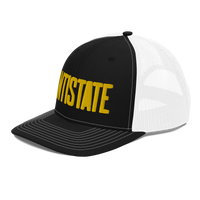 Stone black/gold trucker hat
