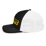 Creepy black/gold trucker hat