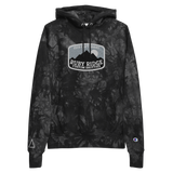 Ruby Ridge (night) Champion premium+ tie-dye hoodie