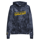 Creepy (large) Champion tie-dye hoodie