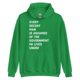 Ashamed of the Government v1 hoodie