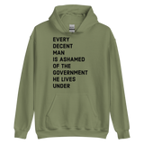 Ashamed of the Government v1 hoodie