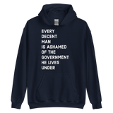 Ashamed of the Government v1 hoodie