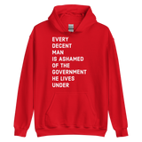 Ashamed of the Government v1 hoodie