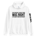 Conspiracy Theorist Friend v1 hoodie