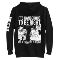 Dangerous to be Right v2 premium hoodie