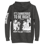 Dangerous to be Right v2 premium hoodie