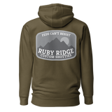 Ruby Ridge subdued v2a premium hoodie