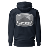Ruby Ridge subdued v2a premium hoodie