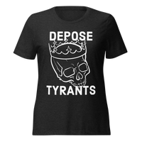 Depose Tyrants women's tri-blend t-shirt