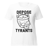 Depose Tyrants women's tri-blend t-shirt