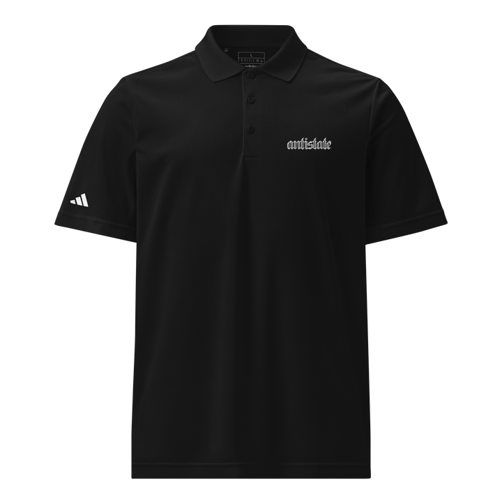 Skeletonized adidas sport polo