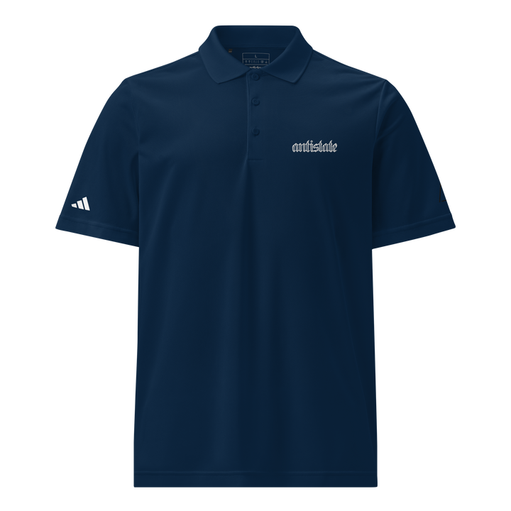 Skeletonized adidas sport polo