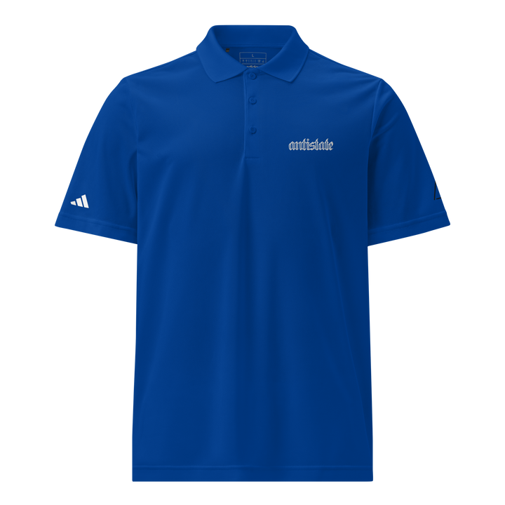 Skeletonized adidas sport polo