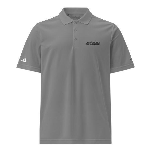 Skeletonized adidas sport polo