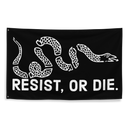 Resist, or Die  black flag