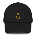 Δ Cornerstone gold/black dad hat