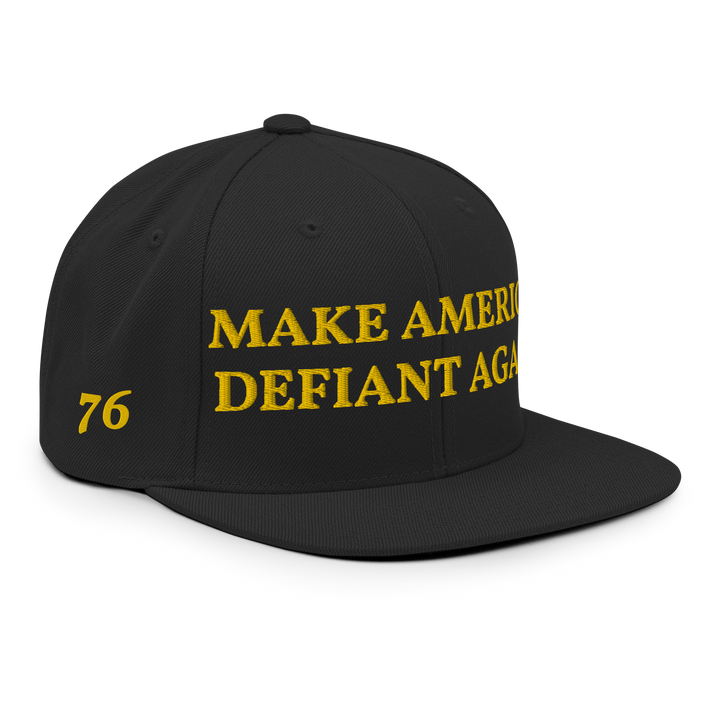 Make America Defiant Again 24 snapback hat
