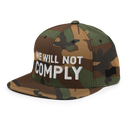 we will not comply snapback