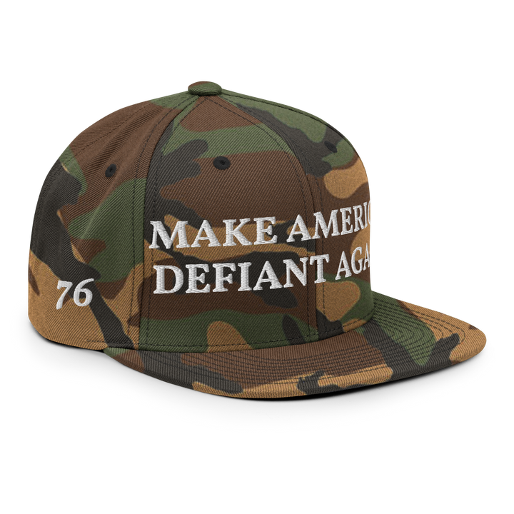 Make America Defiant Again 24 snapback hat