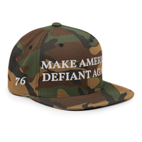 Make America Defiant Again 24 snapback hat