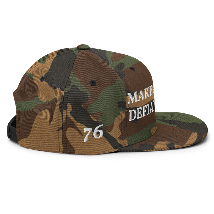 Make America Defiant Again 24 snapback hat