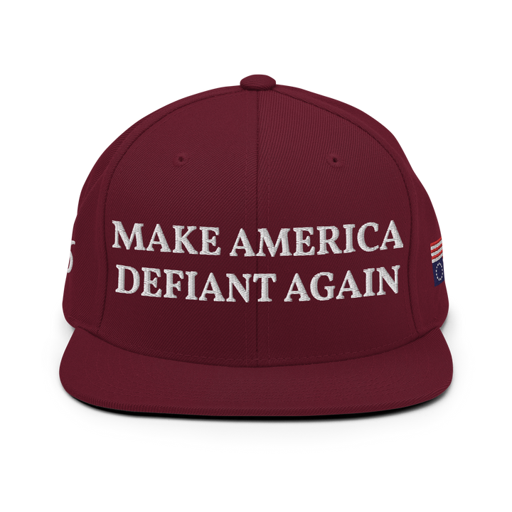 Make America Defiant Again 24 snapback hat