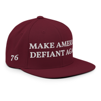 Make America Defiant Again 24 snapback hat